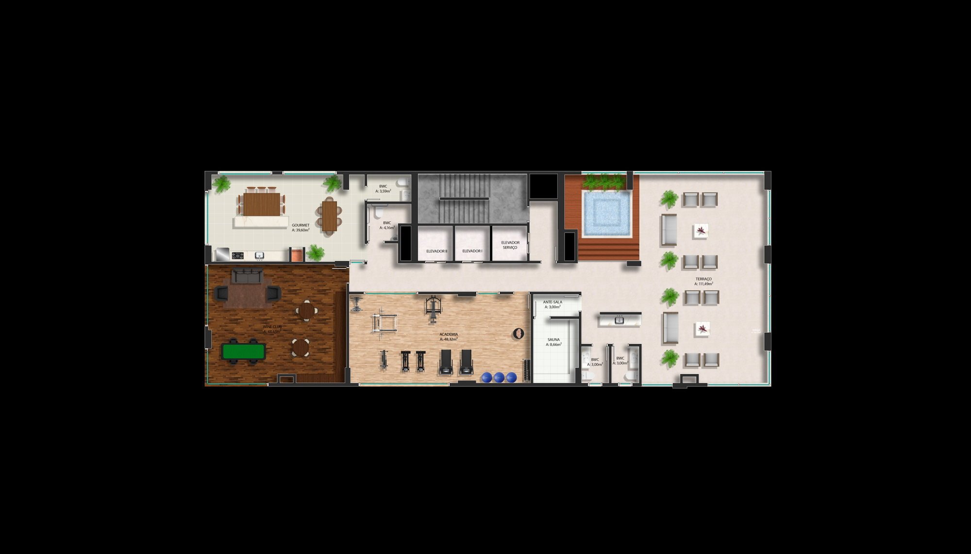 Bless Tower Residence — planta e tipologias 6, A+ Empreendimentos, Balneário Perequê, Porto Belo SC Bless Tower Residence — planta e tipologias 6, A+ Empreendimentos, Balneário Perequê, Porto Belo SC