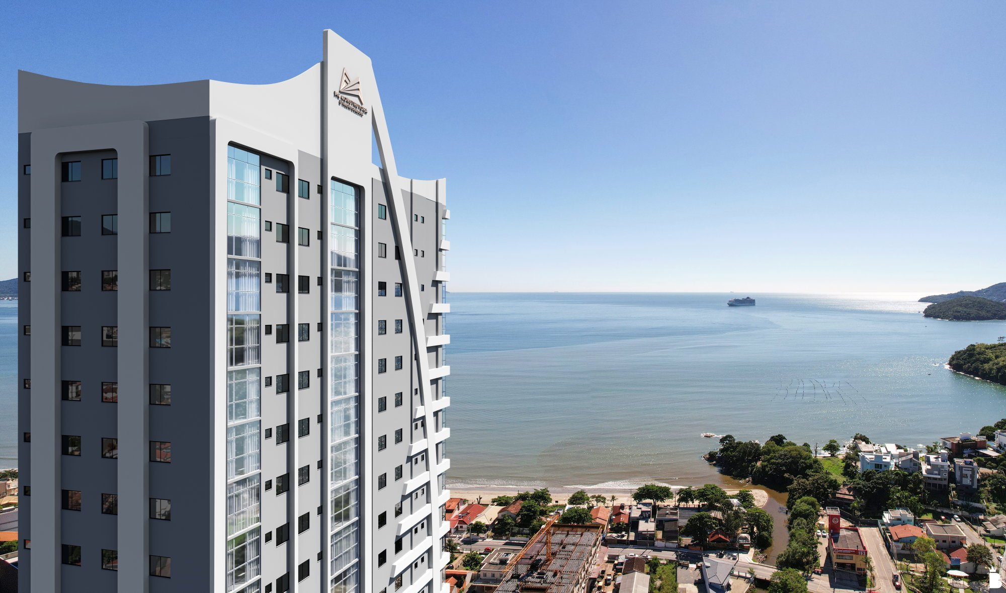 Blue Building — fachada e renders 4, MC Construtora e Incorporadora, Balneário Perequê, Porto Belo SC Blue Building — fachada e renders 4, MC Construtora e Incorporadora, Balneário Perequê, Porto Belo SC
