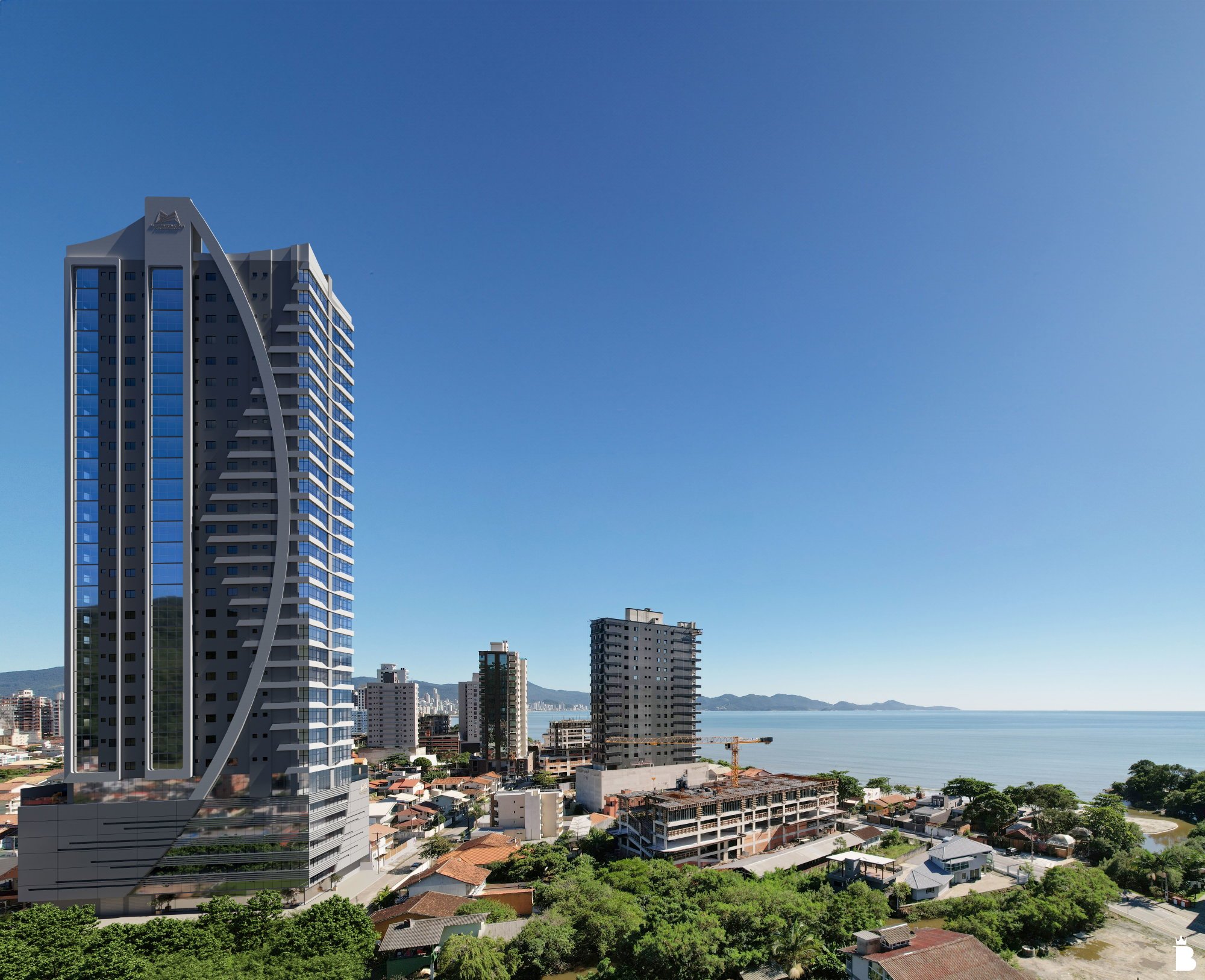 Blue Building — fachada e renders 5, MC Construtora e Incorporadora, Balneário Perequê, Porto Belo SC Blue Building — fachada e renders 5, MC Construtora e Incorporadora, Balneário Perequê, Porto Belo SC