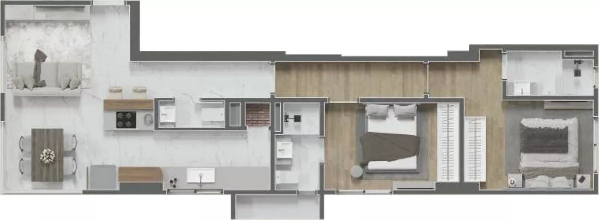 D'Alture Residencial — Plantas e Tipologias 5