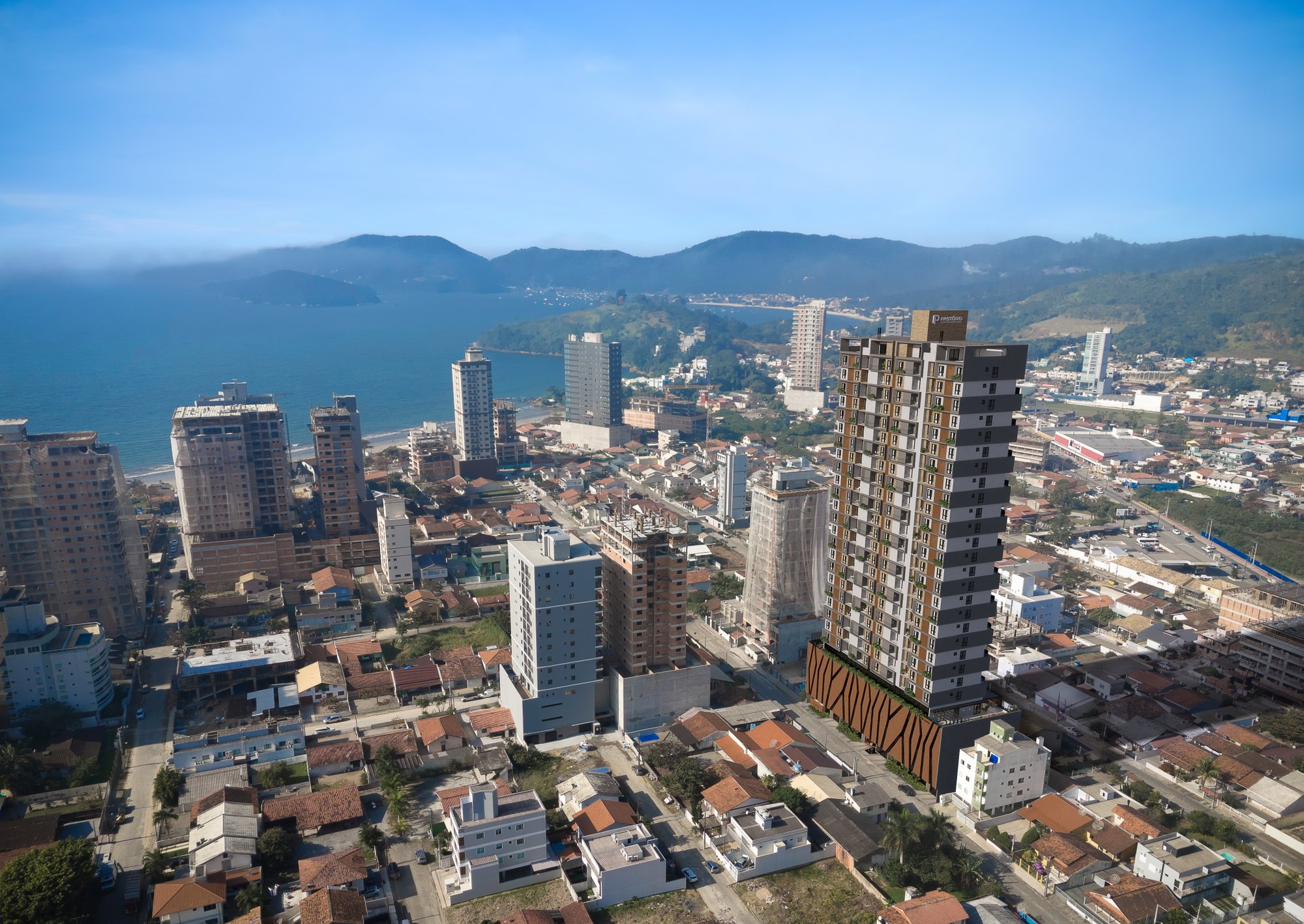 Domum — fachada e renders 2, Pastorio Construtora, Balneário Perequê, Porto Belo SC Domum — fachada e renders 2, Pastorio Construtora, Balneário Perequê, Porto Belo SC