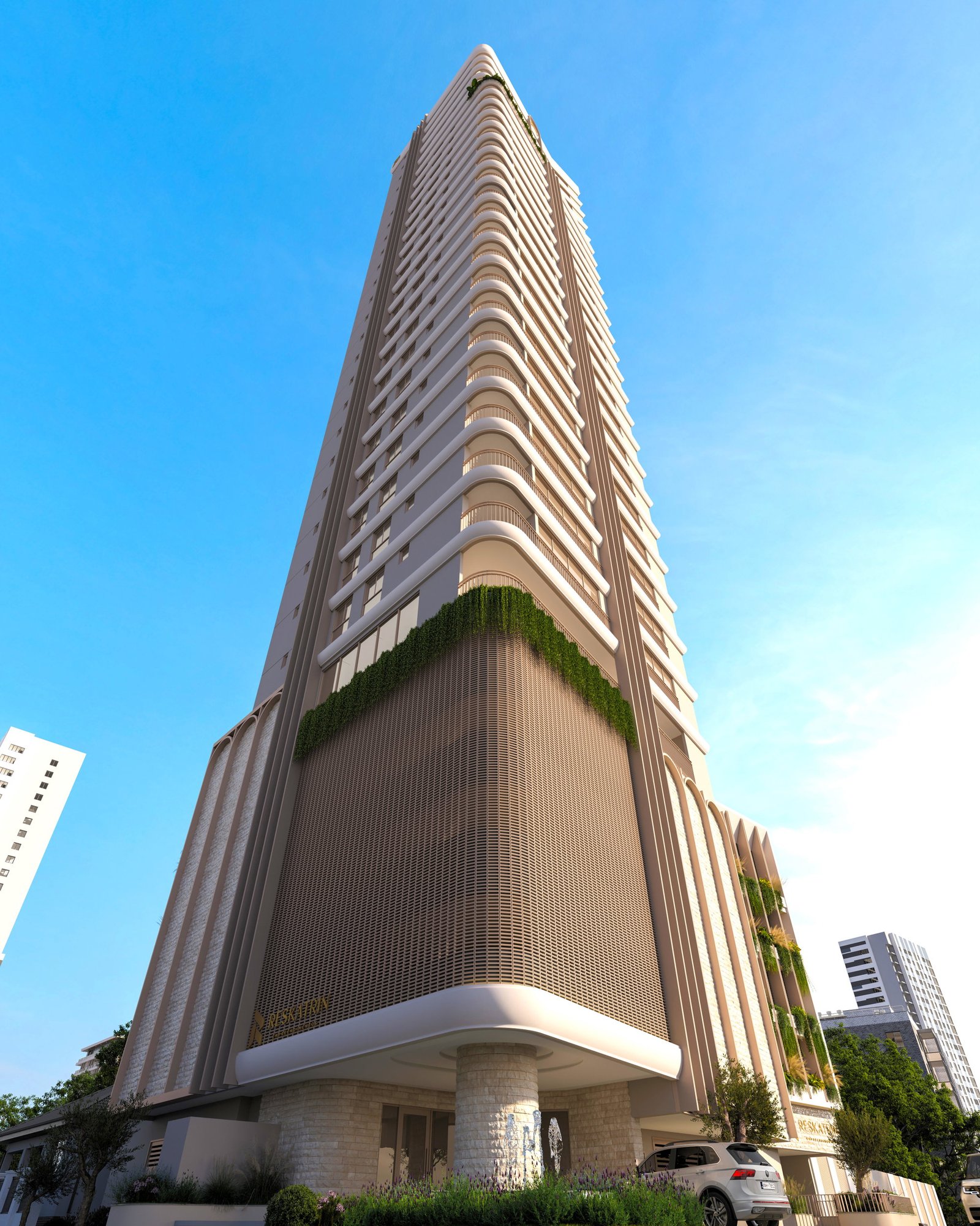 DU CAP FERRAT — fachada e renders 4, Reskatrin Empreendimentos, Balneário Perequê, Porto Belo SC