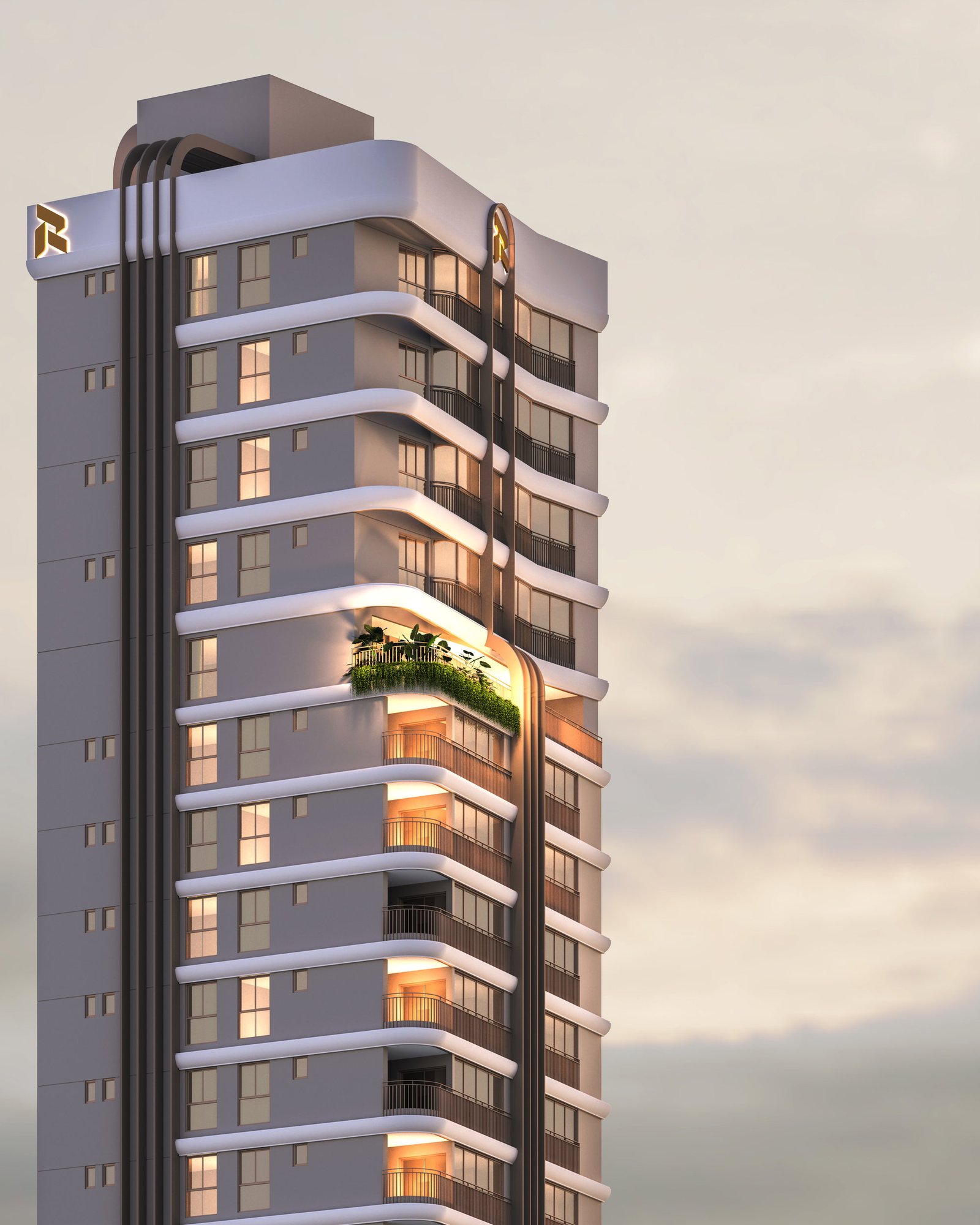 DU CAP FERRAT — fachada e renders 5, Reskatrin Empreendimentos, Balneário Perequê, Porto Belo SC