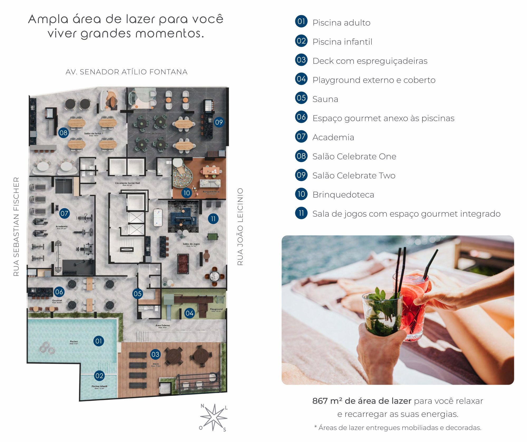 Hudson Park — planta e tipologias 1, BRASA Empreendimentos Imobiliários, Balneário Perequê, Porto Belo SC Hudson Park — planta e tipologias 1, BRASA Empreendimentos Imobiliários, Balneário Perequê, Porto Belo SC