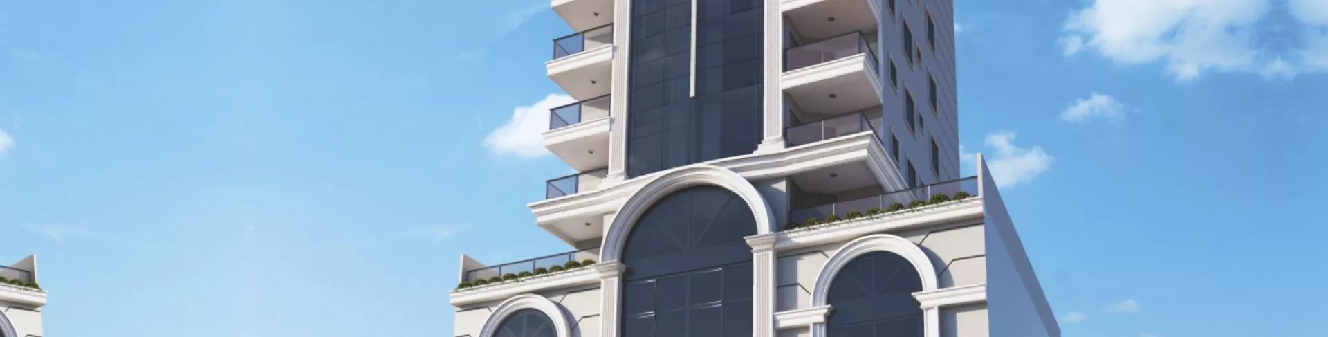 Ilha Bela Residence — fachada e renders 1, Justus Incorporadora, Porto Belo SC