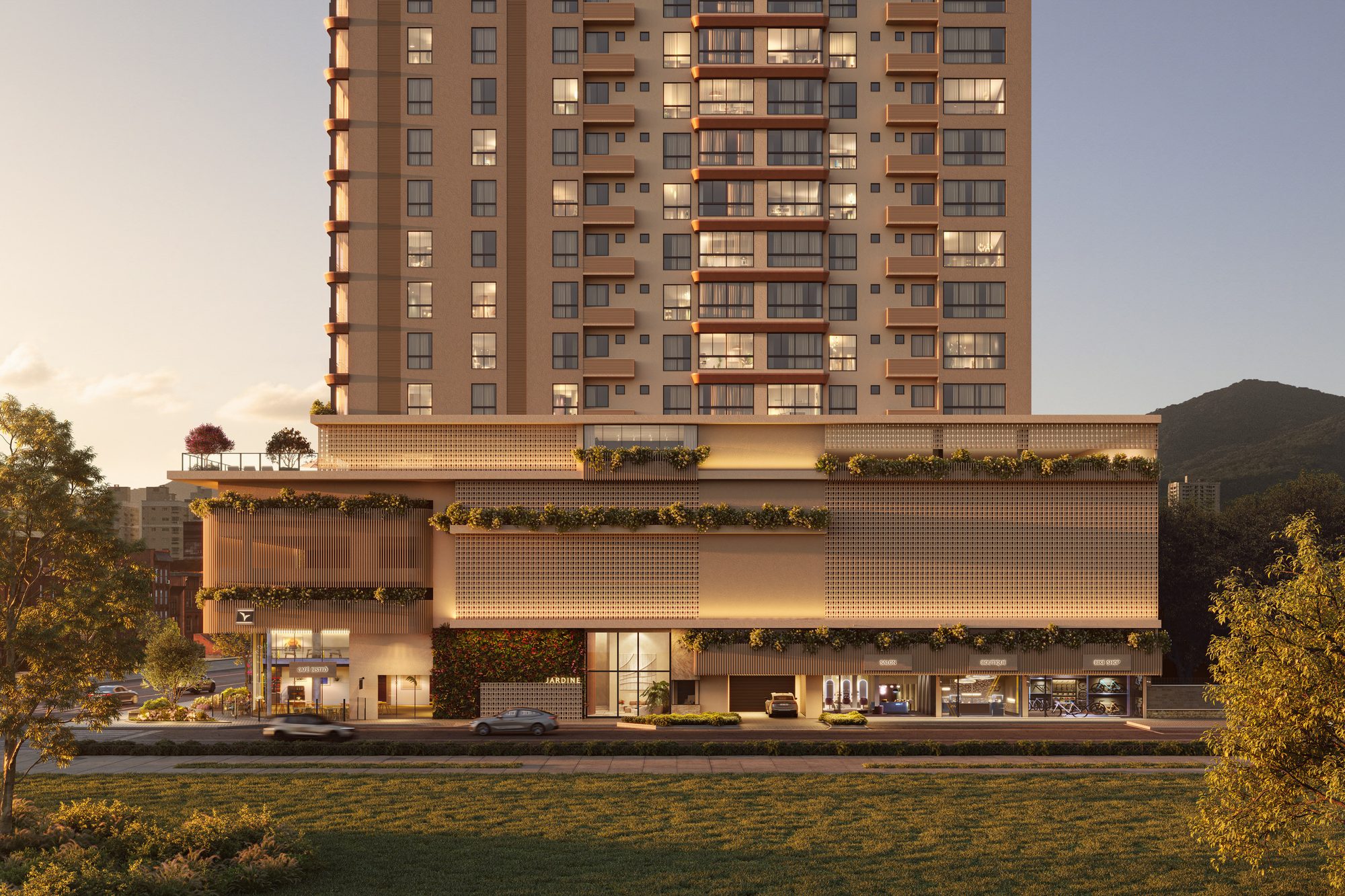 Jardine Residence — embasamento e calçada ampliada, Capitali, Balneário Perequê, Porto Belo SC Jardine Residence — embasamento e calçada ampliada, Capitali, Balneário Perequê, Porto Belo SC