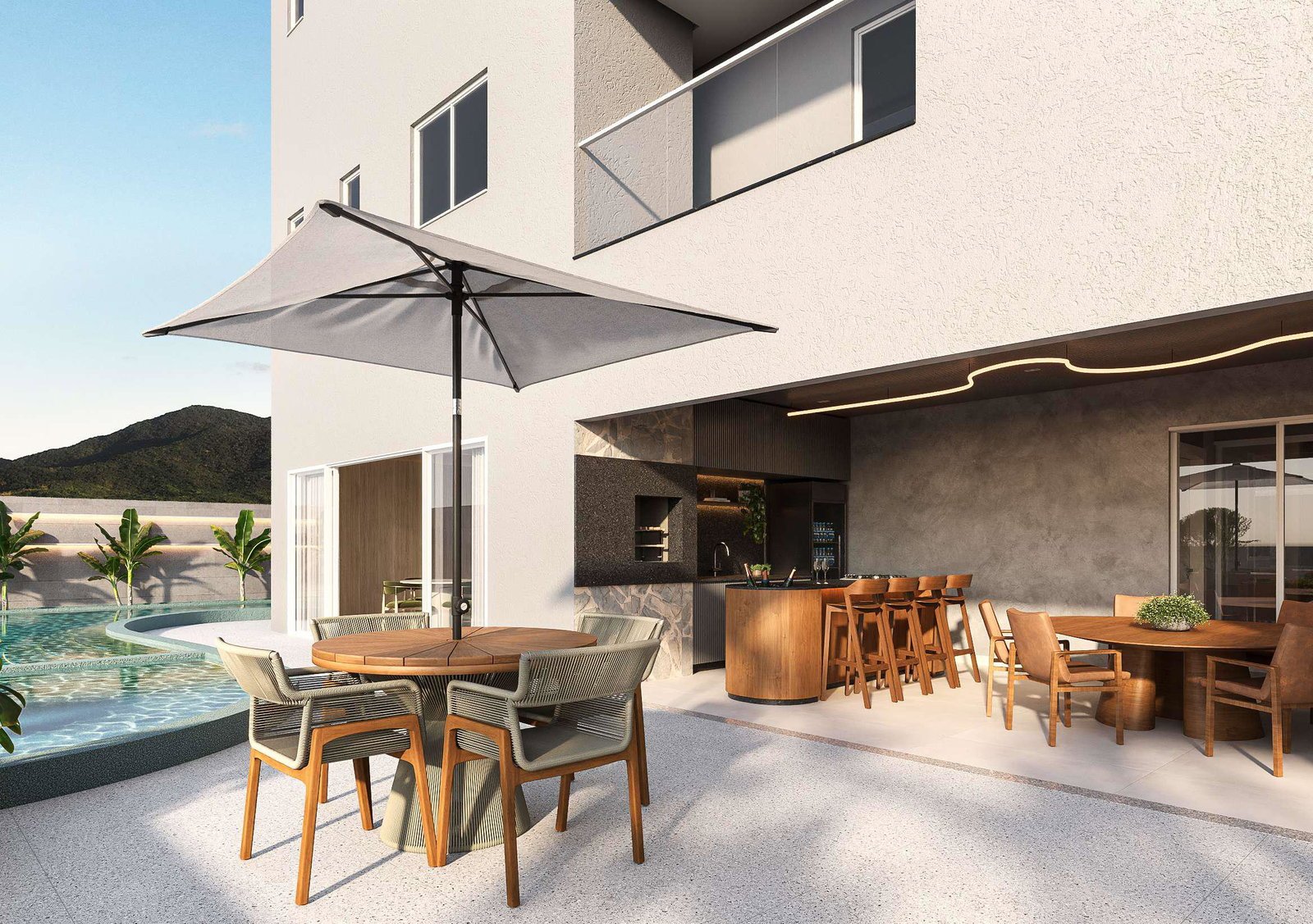 Luz de Valéria — fachada e renders 9, Sul Construtora, Jardim Dourado, Porto Belo SC