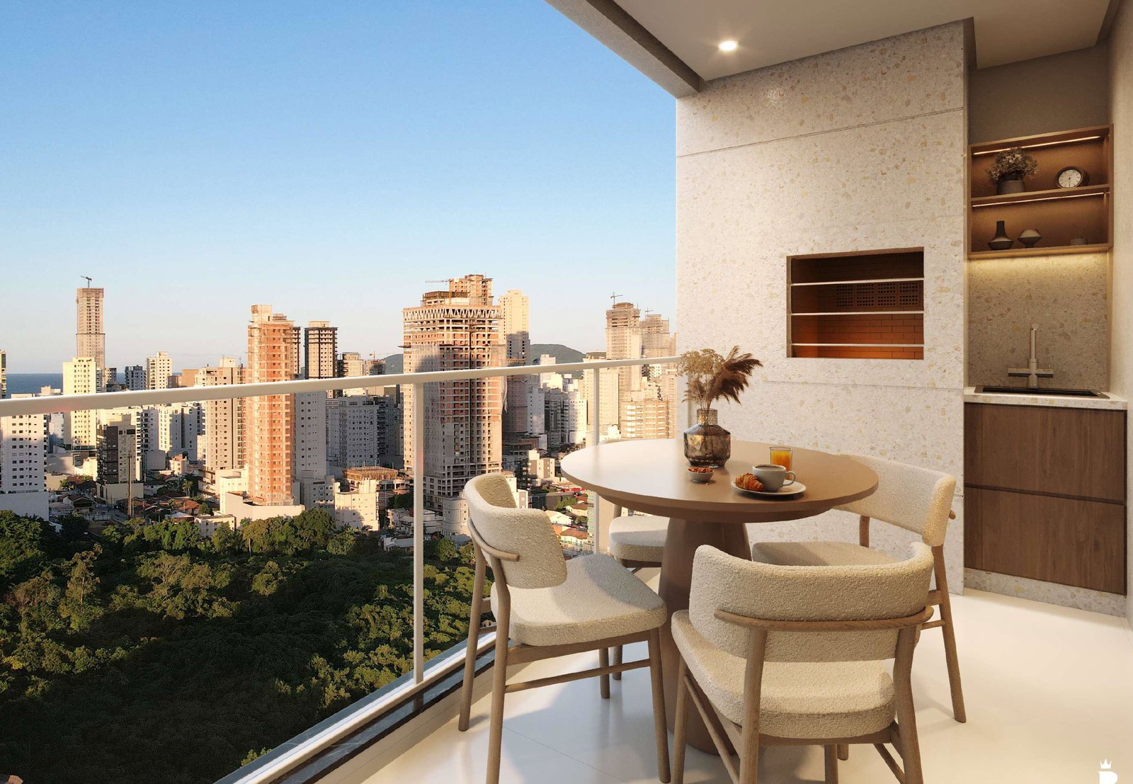 Luz de Valéria — fachada e renders 10, Sul Construtora, Jardim Dourado, Porto Belo SC