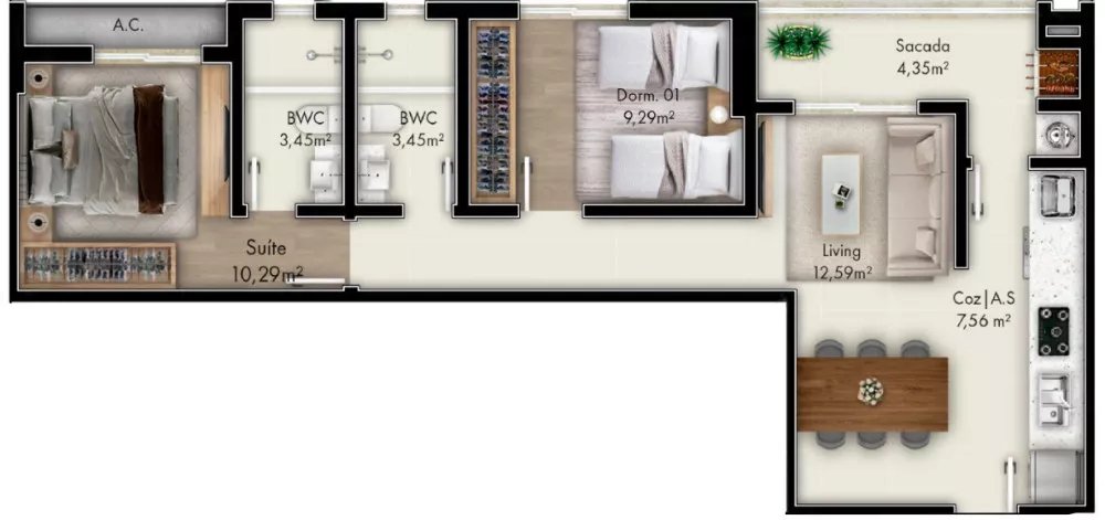 Lyon Home Club — fachada e renders 13, Pasqualotto, Porto Belo SC Lyon Home Club — fachada e renders 13, Pasqualotto, Porto Belo SC
