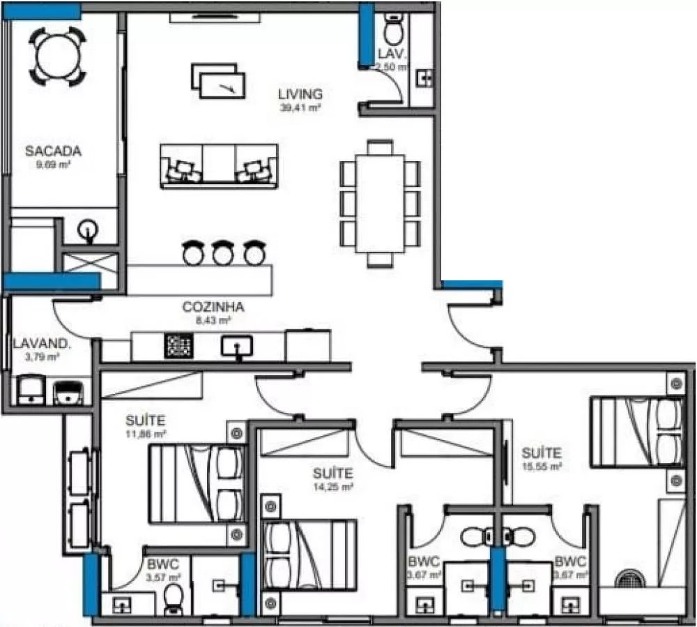 Mar da Galiléia Residence — fachada e renders 3, VPR.M7 Empreendimentos, Porto Belo SC