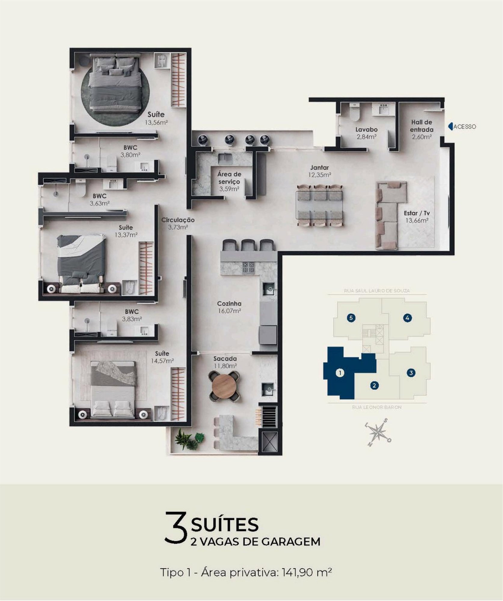 Nilo — planta e tipologias 2, BRASA Empreendimentos Imobiliários, Balneário Perequê, Porto Belo SC Nilo — planta e tipologias 2, BRASA Empreendimentos Imobiliários, Balneário Perequê, Porto Belo SC