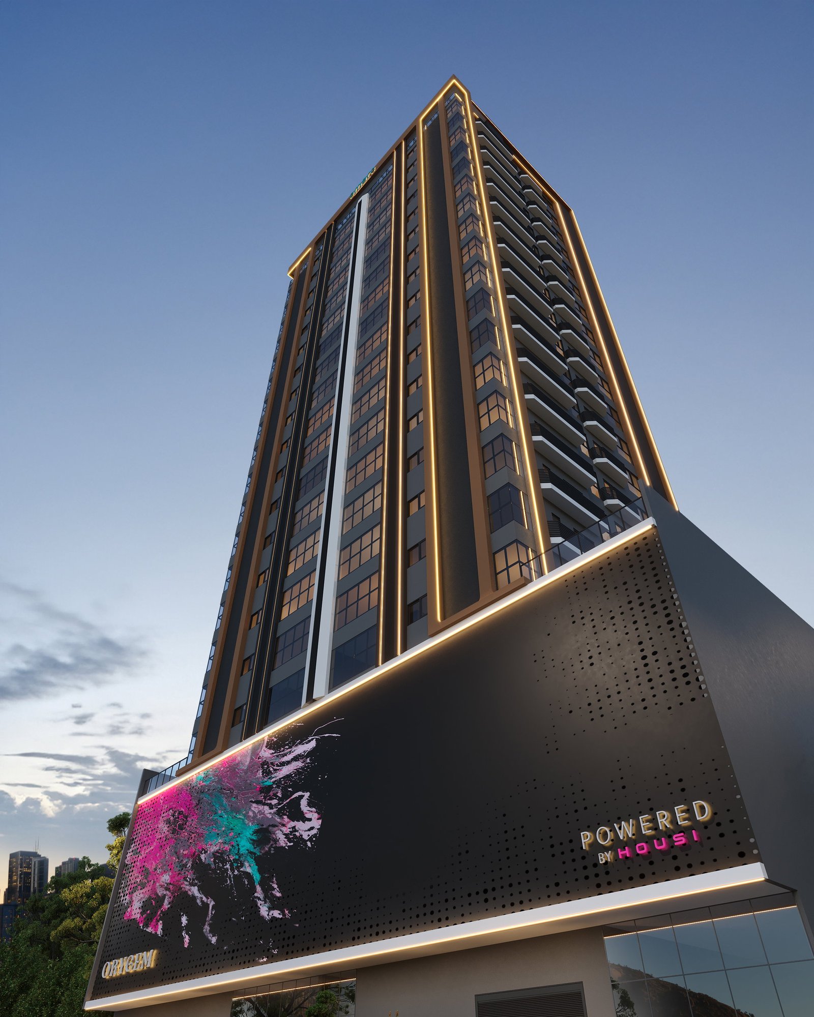 Orygem — fachada e renders 11, Amare Empreendimentos, Balneário Perequê, Porto Belo SC Orygem — fachada e renders 11, Amare Empreendimentos, Balneário Perequê, Porto Belo SC