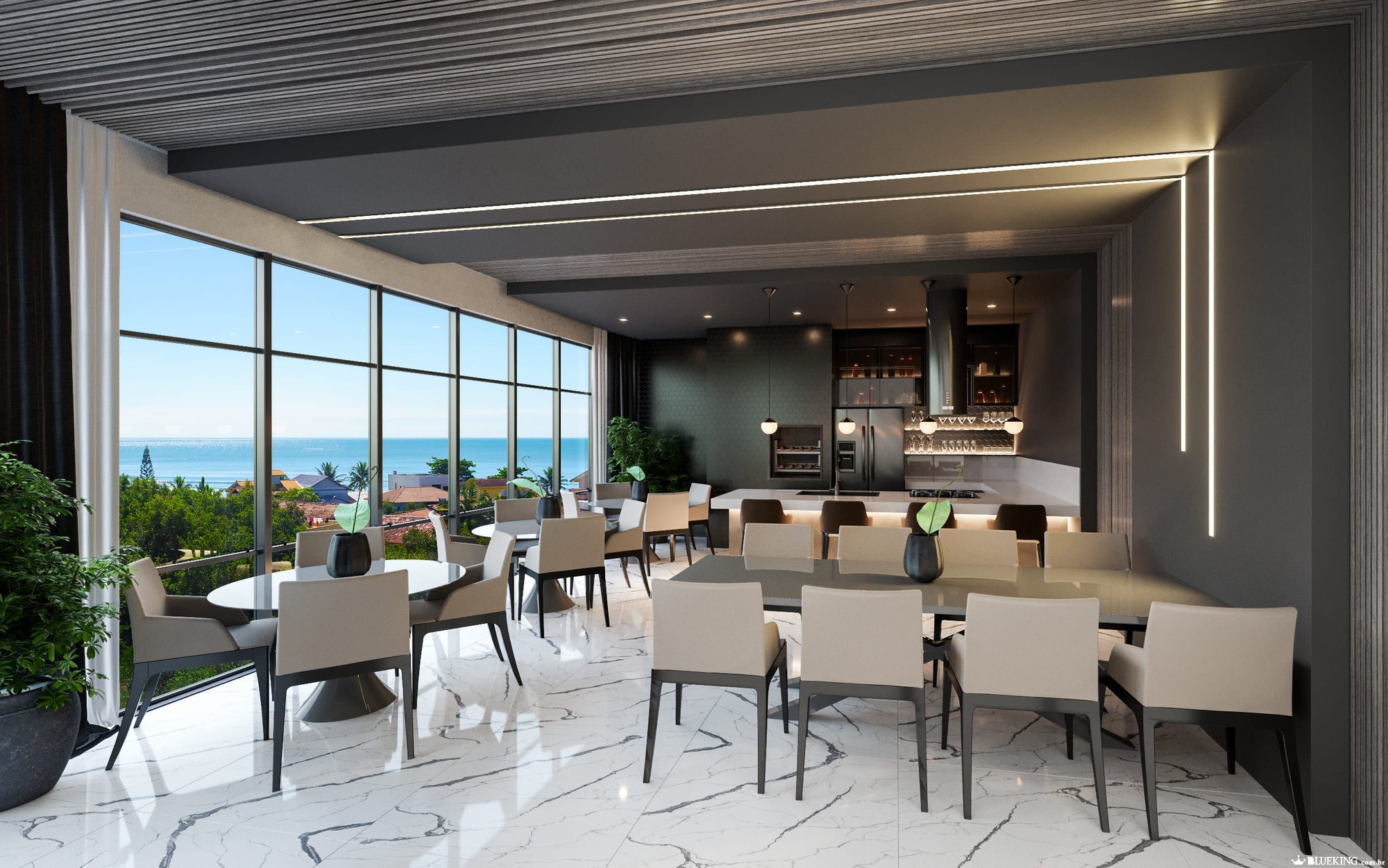 Pier Monte Carlo — fachada e renders 8, STV Construções, Balneário Perequê, Porto Belo SC