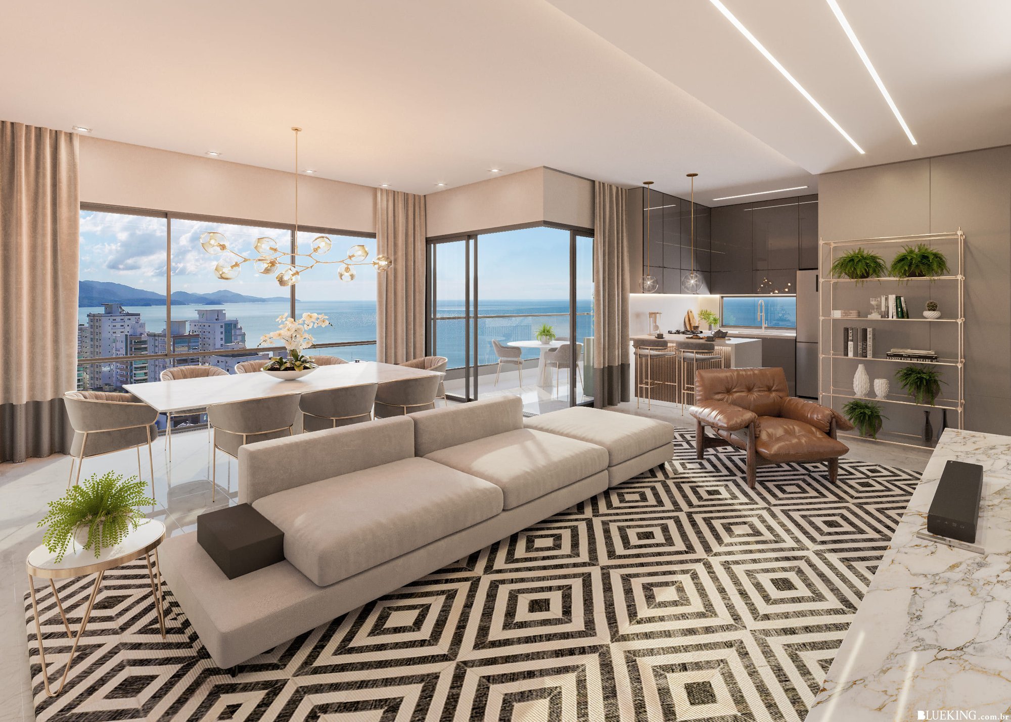 Pier Monte Carlo — fachada e renders 11, STV Construções, Balneário Perequê, Porto Belo SC