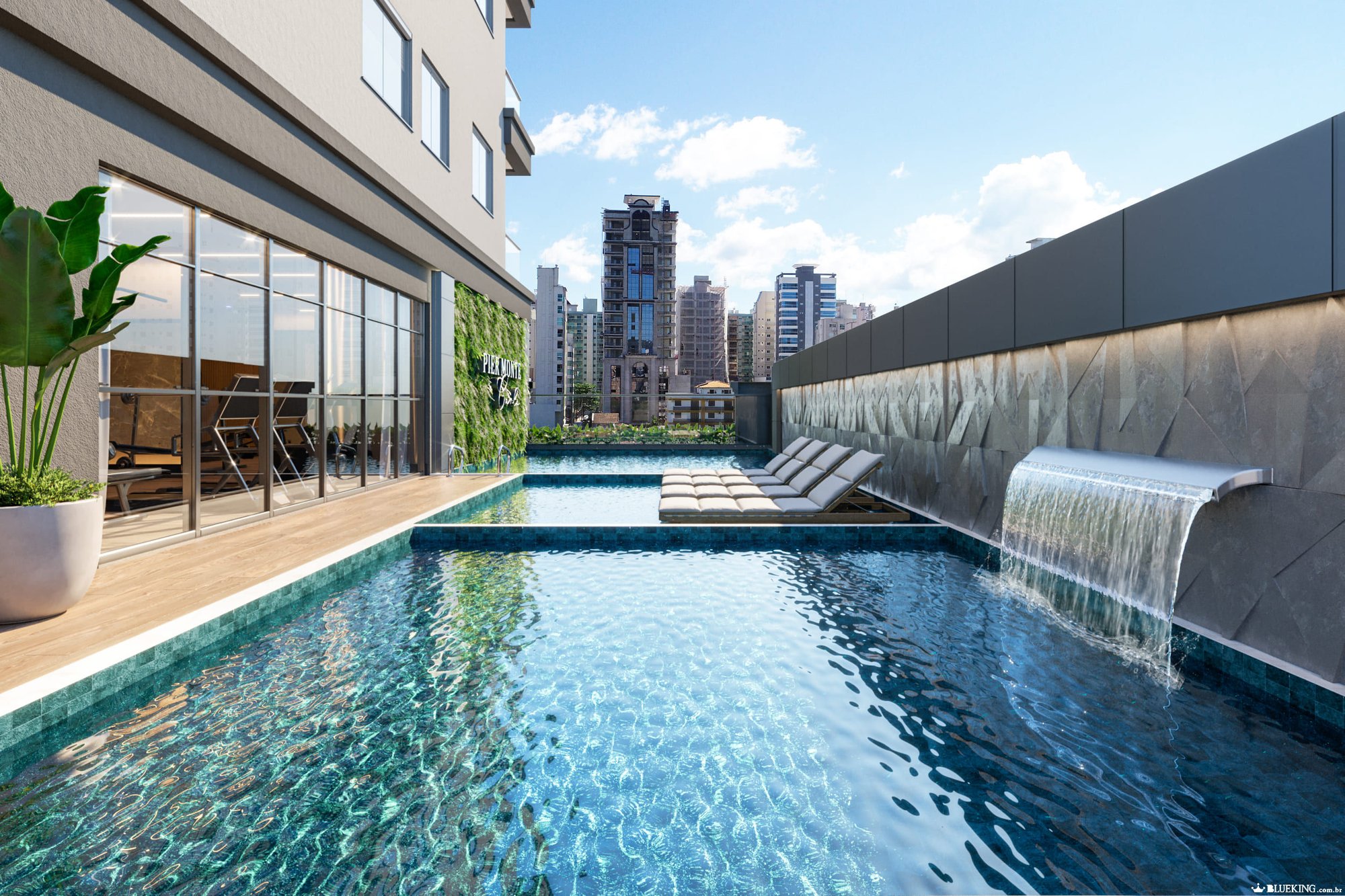Pier Monte Carlo — fachada e renders 12, STV Construções, Balneário Perequê, Porto Belo SC