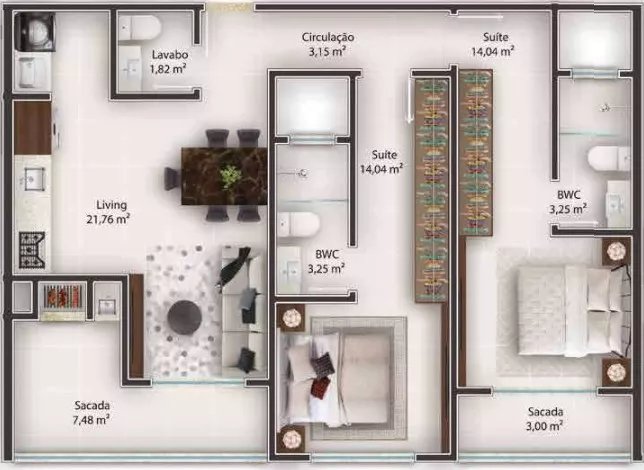 Porto do Sol — fachada e renders 3, Selcor Empreendimentos, Balneário Perequê, Porto Belo SC Porto do Sol — fachada e renders 3, Selcor Empreendimentos, Balneário Perequê, Porto Belo SC
