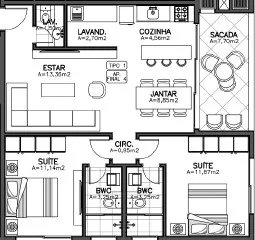 Porto dos Açores Home Club Fase 1 — fachada e renders 3, Detroit, Porto Belo SC