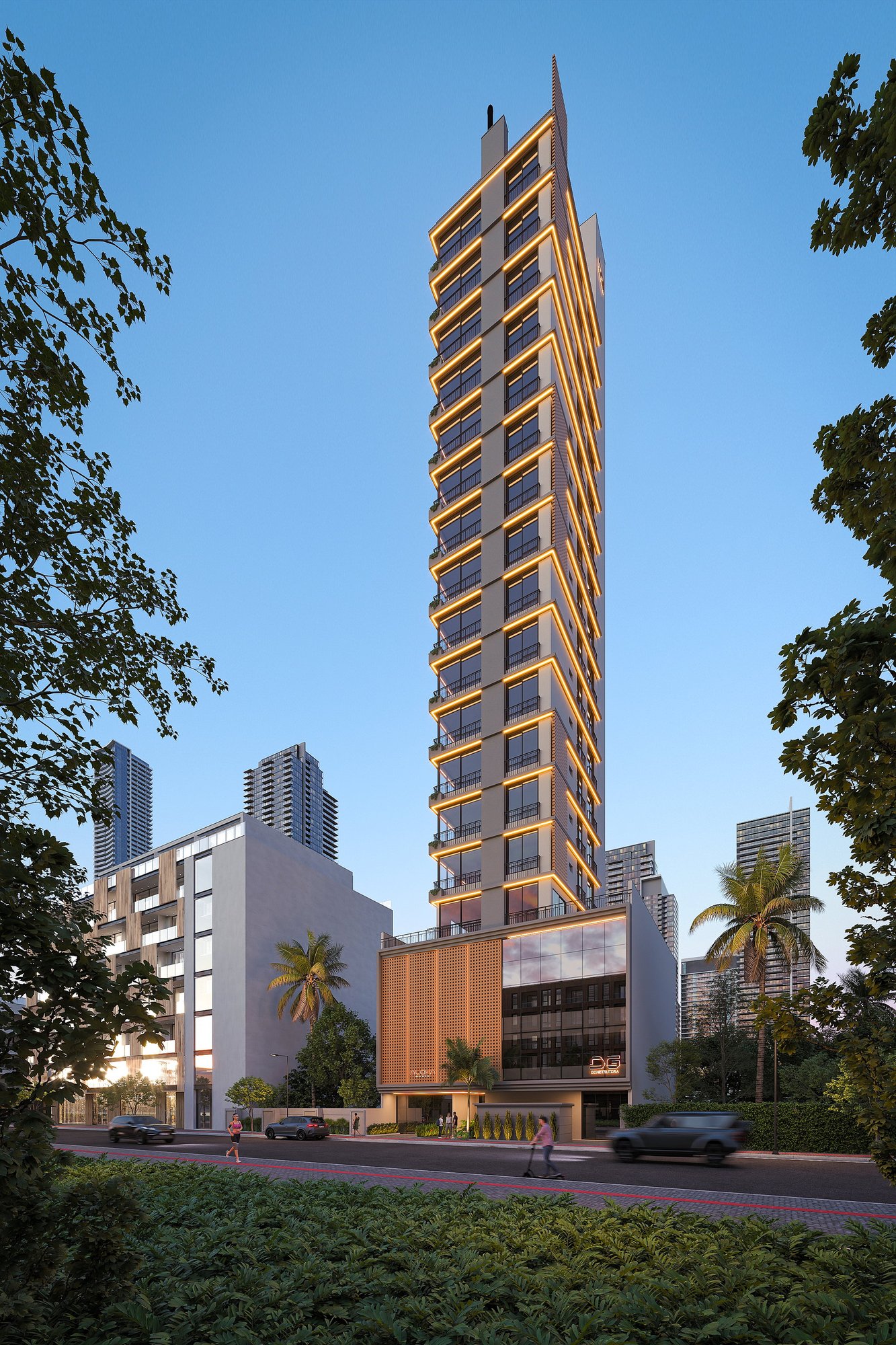 Residencial Aloha — fachada e renders 5, DG Construtora e Incorporadora, Balneário Perequê, Porto Belo SC