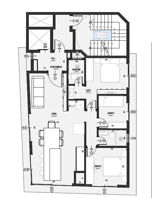 Residencial Aloha — planta e tipologias 1, DG Construtora e Incorporadora, Balneário Perequê, Porto Belo SC