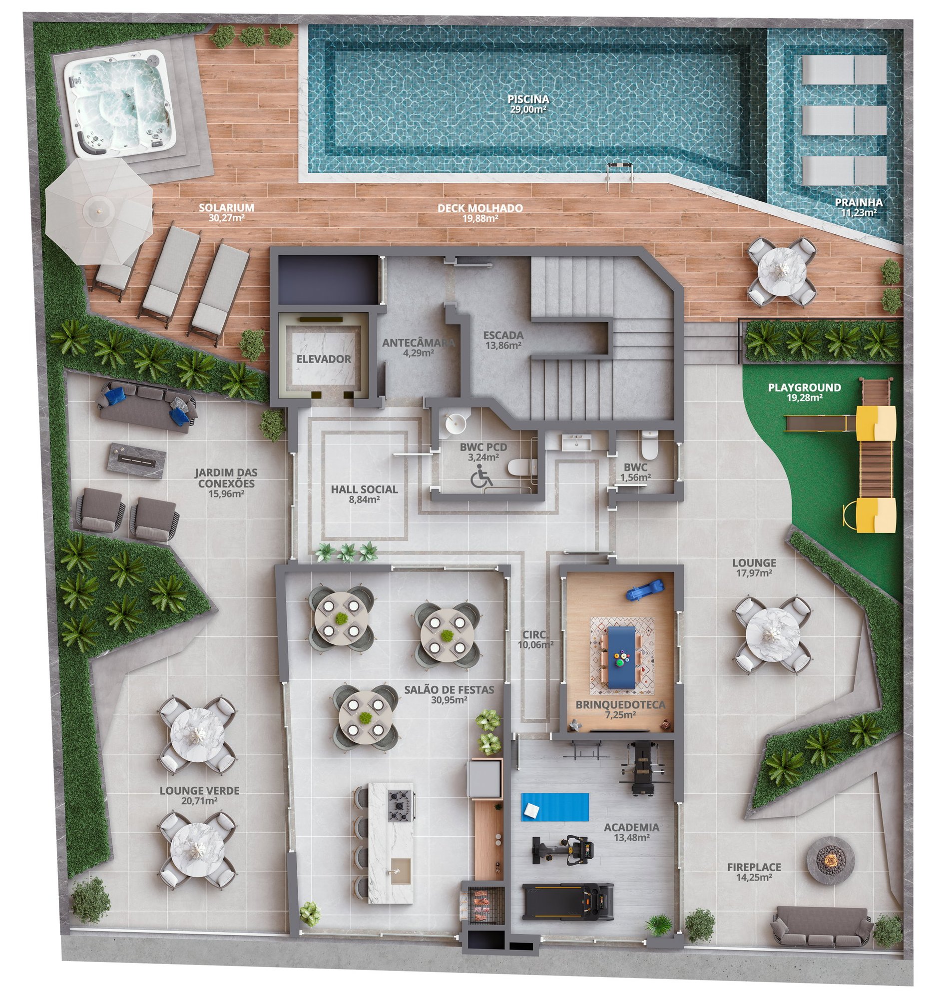 Residencial Aloha — planta e tipologias 4, DG Construtora e Incorporadora, Balneário Perequê, Porto Belo SC