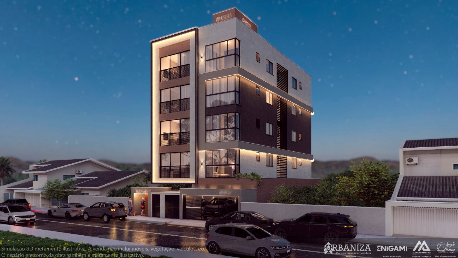 Residencial Ilha de Gan — fachada e renders 1, Urbaniza Construtora e Incorporadora, Jardim Dourado, Porto Belo SC Residencial Ilha de Gan — fachada e renders 1, Urbaniza Construtora e Incorporadora, Jardim Dourado, Porto Belo SC