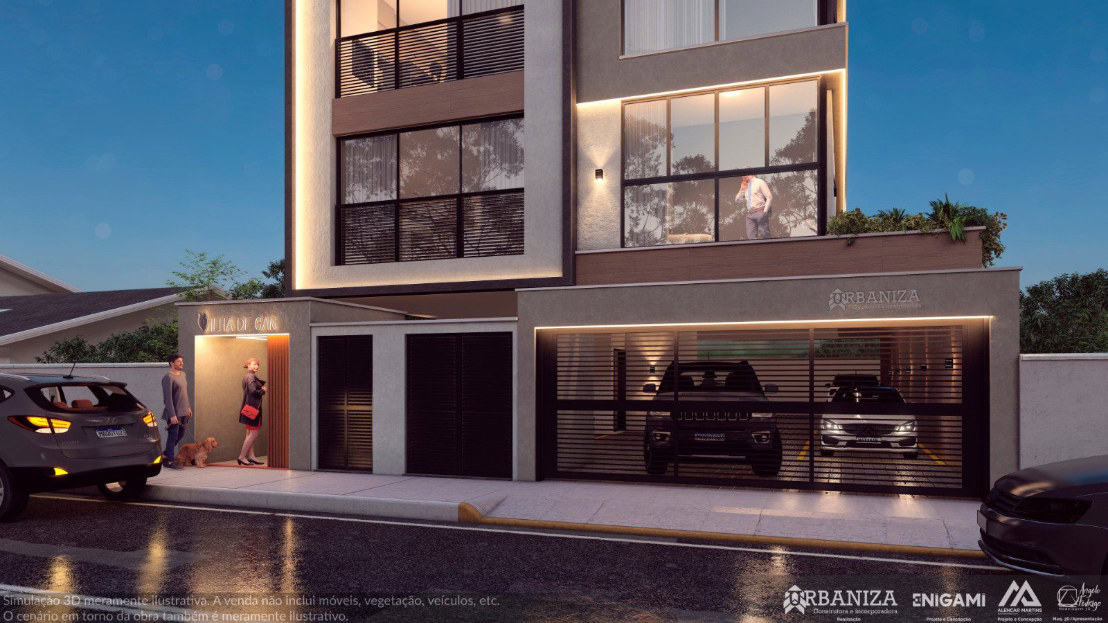 Residencial Ilha de Gan — fachada e renders 3, Urbaniza Construtora e Incorporadora, Jardim Dourado, Porto Belo SC Residencial Ilha de Gan — fachada e renders 3, Urbaniza Construtora e Incorporadora, Jardim Dourado, Porto Belo SC