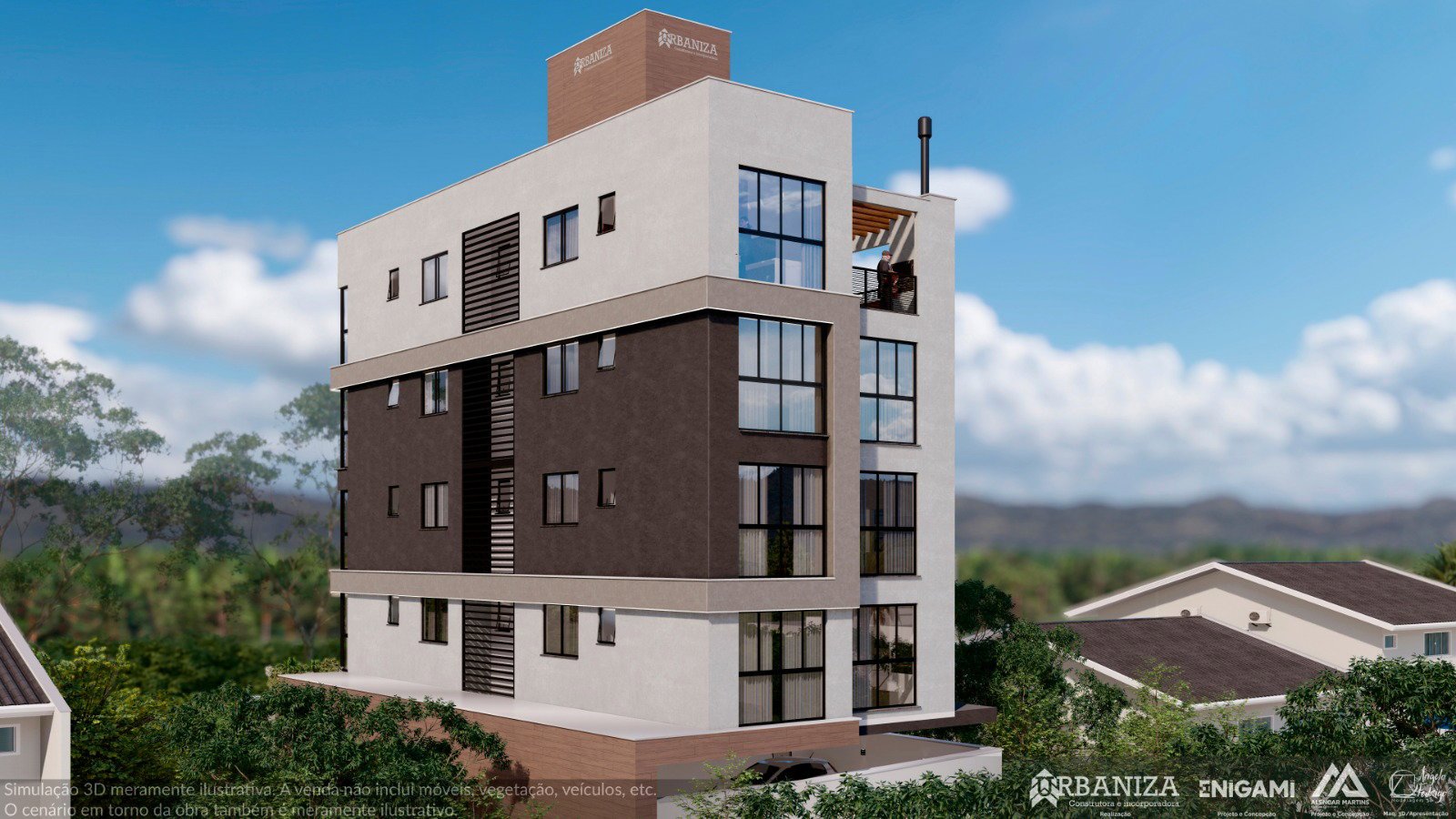 Residencial Ilha de Gan — fachada e renders 6, Urbaniza Construtora e Incorporadora, Jardim Dourado, Porto Belo SC Residencial Ilha de Gan — fachada e renders 6, Urbaniza Construtora e Incorporadora, Jardim Dourado, Porto Belo SC