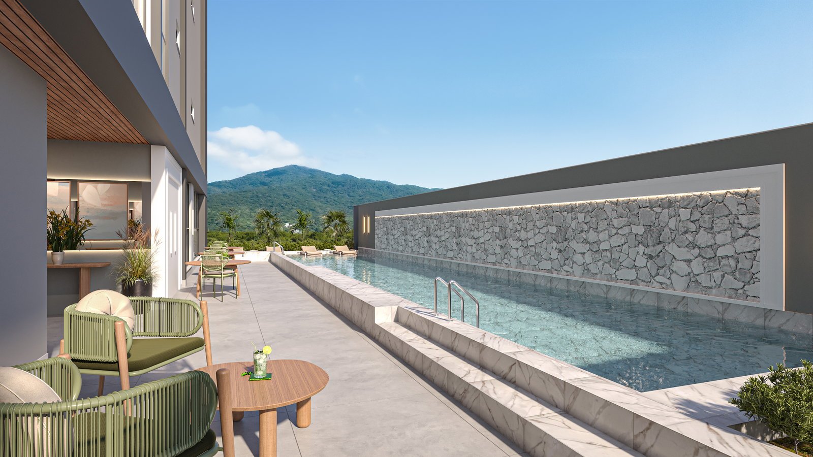 Residencial Princípia — fachada e renders 3, Caleone Construtora, Jardim Dourado, Porto Belo SC Residencial Princípia — fachada e renders 3, Caleone Construtora, Jardim Dourado, Porto Belo SC