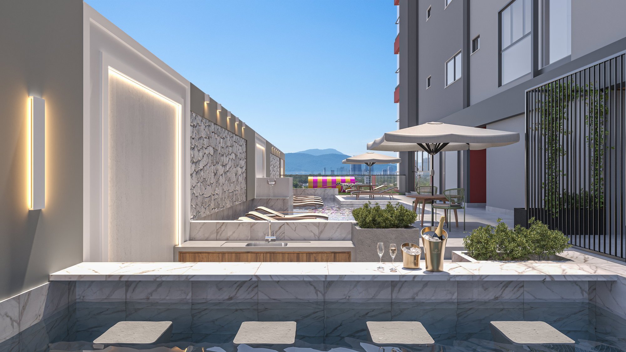 Residencial Princípia — fachada e renders 6, Caleone Construtora, Jardim Dourado, Porto Belo SC Residencial Princípia — fachada e renders 6, Caleone Construtora, Jardim Dourado, Porto Belo SC