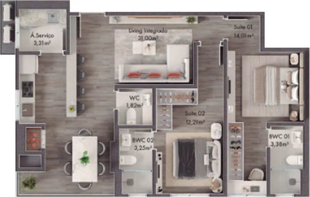 San Lorenzo Residence — fachada e renders 3, MJ7, Porto Belo SC San Lorenzo Residence — fachada e renders 3, MJ7, Porto Belo SC