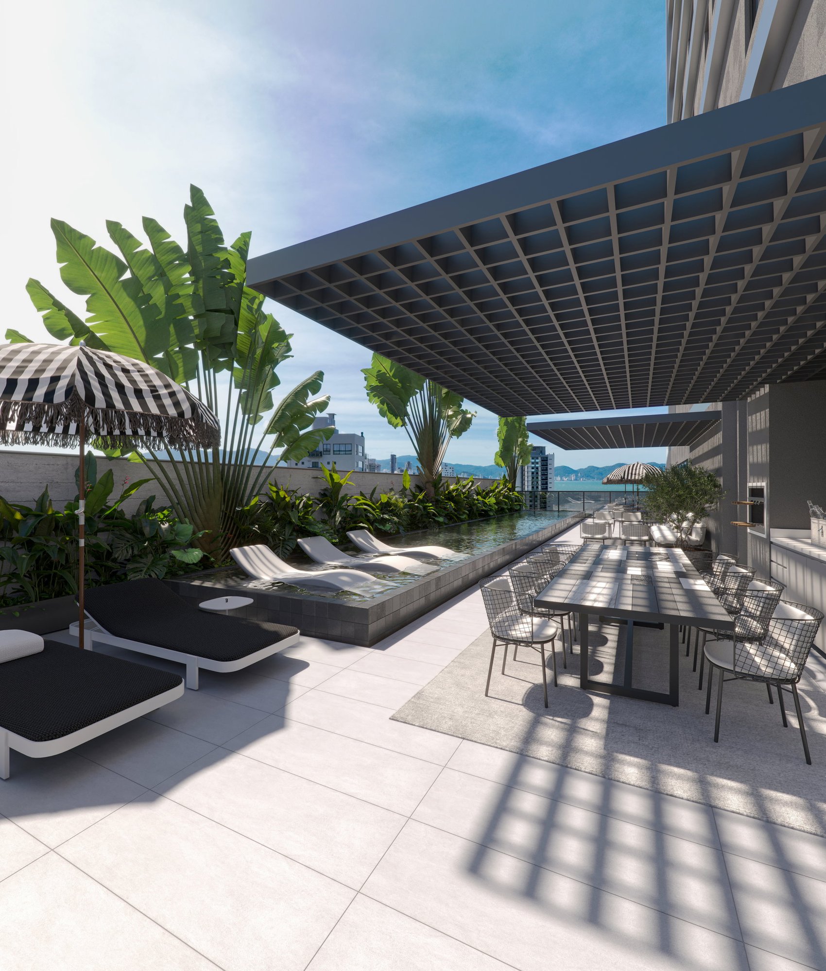 Skyline Tower — fachada e renders 3, MC Construtora e Incorporadora, Balneário Perequê, Porto Belo SC Skyline Tower — fachada e renders 3, MC Construtora e Incorporadora, Balneário Perequê, Porto Belo SC