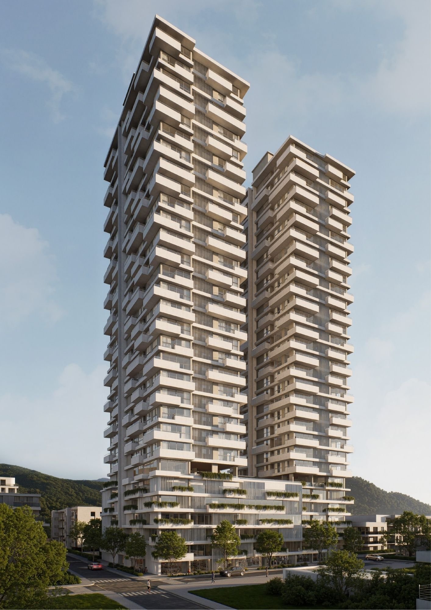 Tauri — fachada, Torresani Empreendimentos, Balneário Perequê, Porto Belo SC