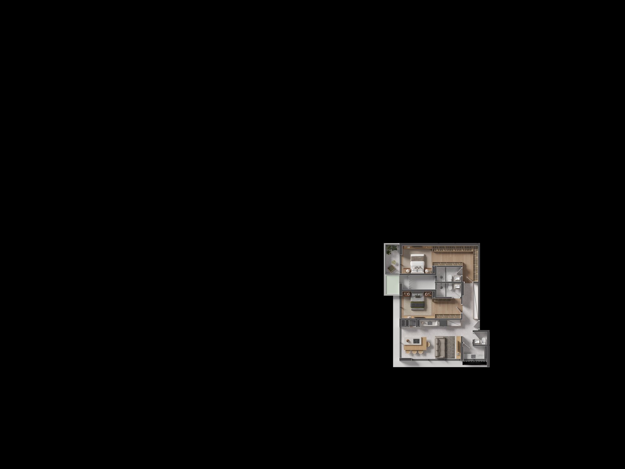 Tauri — planta e tipologias 18, Torresani Empreendimentos, Balneário Perequê, Porto Belo SC