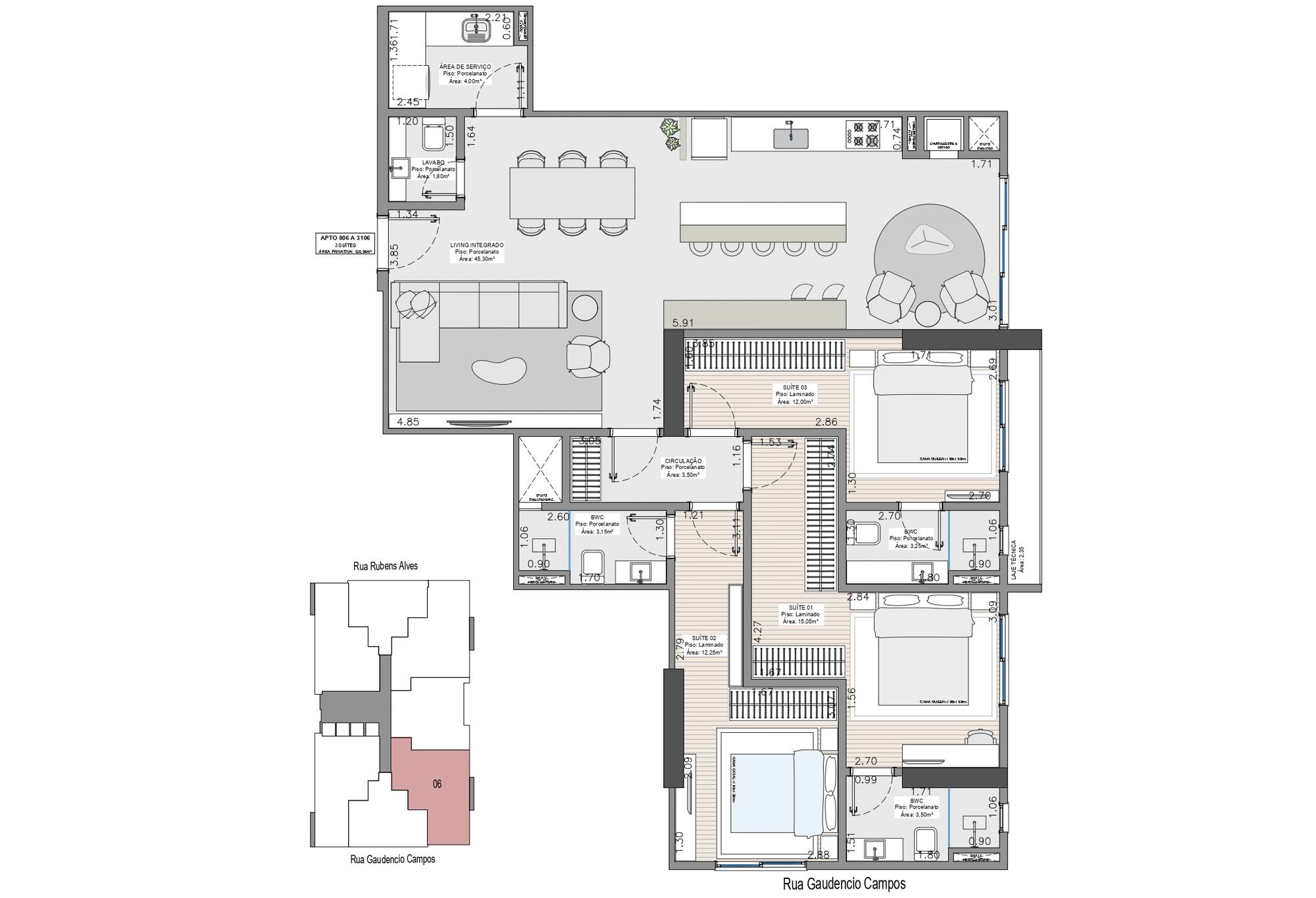 Tría — planta e tipologias 6, Odeza Empreendimentos, Balneário Perequê, Porto Belo SC Tría — planta e tipologias 6, Odeza Empreendimentos, Balneário Perequê, Porto Belo SC