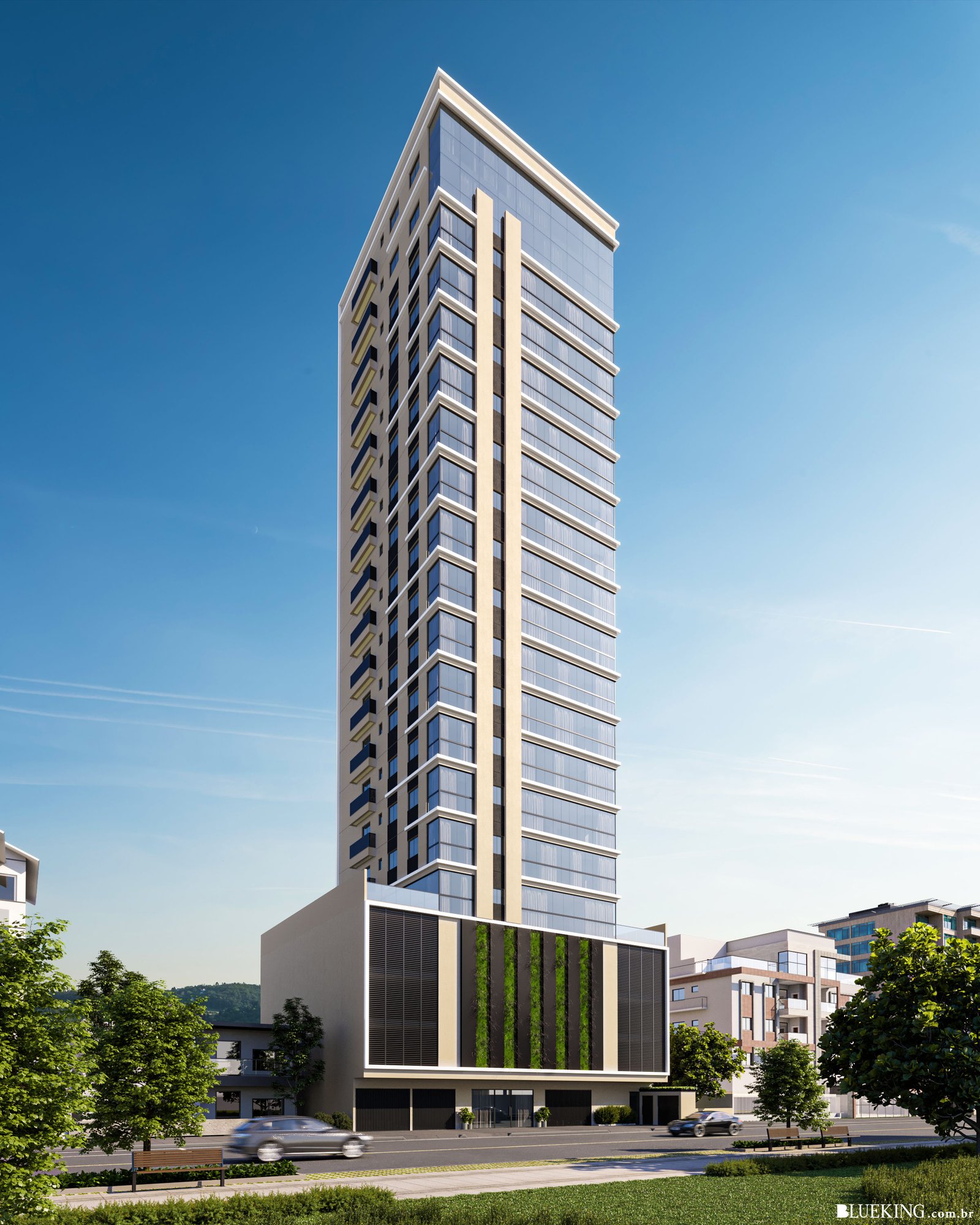 Vicenza — fachada, MC Construtora e Incorporadora, Balneário Perequê, Porto Belo SC