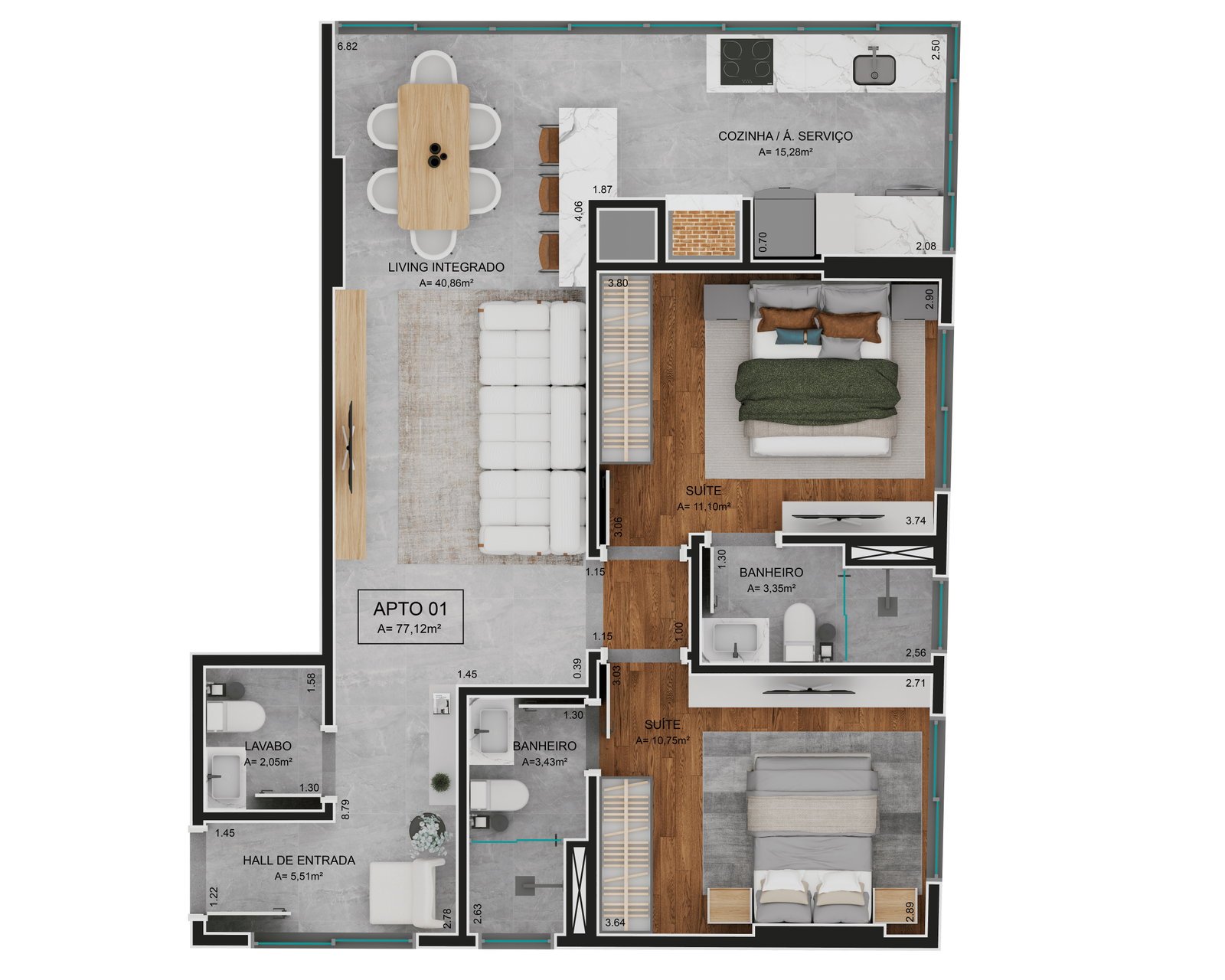 Villa Fortuny — planta e tipologias 3, Reskatrin Empreendimentos, Jardim Dourado, Porto Belo SC Villa Fortuny — planta e tipologias 3, Reskatrin Empreendimentos, Jardim Dourado, Porto Belo SC