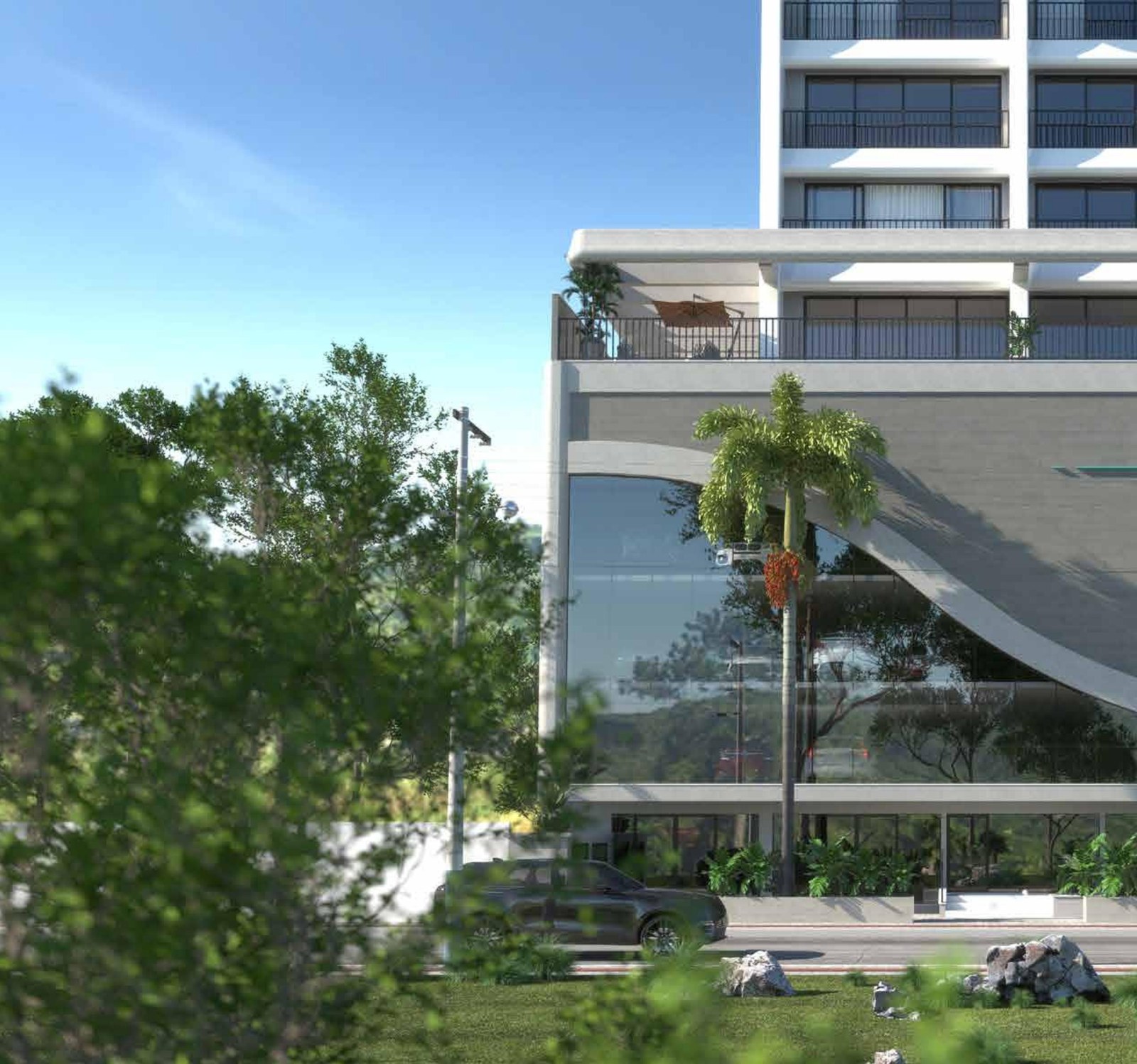 Isla Catalina Residence — fachada principal em Balneário Perequê, Porto Belo SC