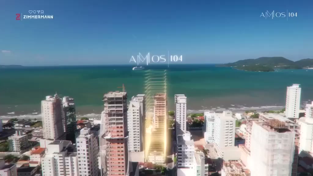 Ammos 104 — vídeo · Vista do mar andar por andar, Porto Belo SC