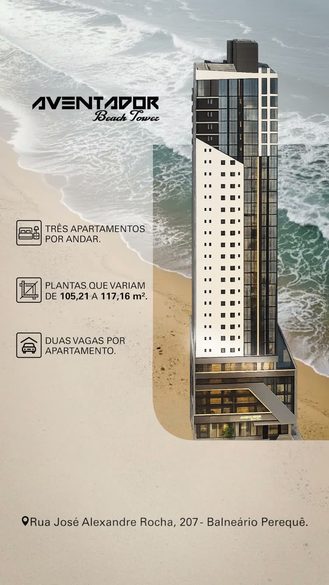 Aventador Beach Tower — vídeo · Motion Institucional Aventador, Porto Belo SC