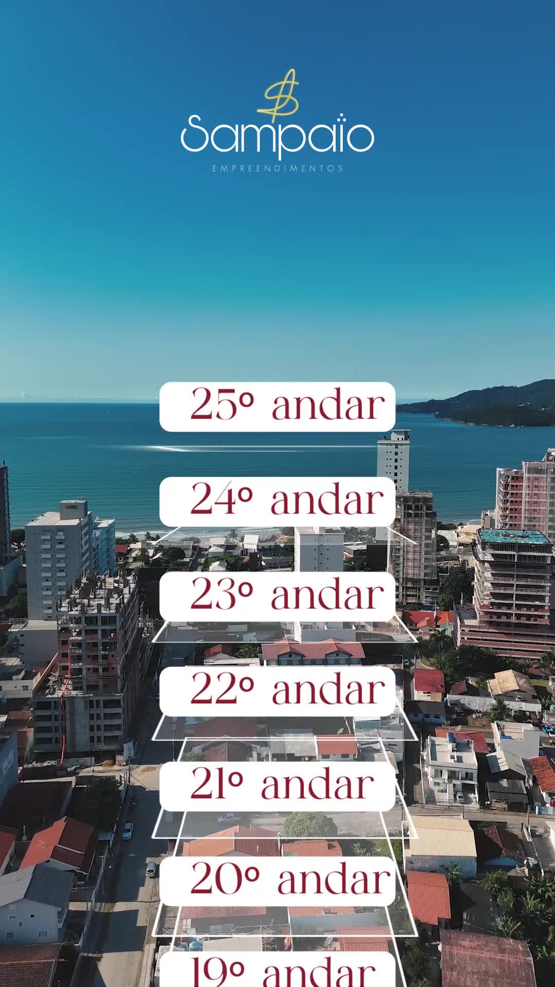Opala — vídeo · Localização e vista, Porto Belo SC
