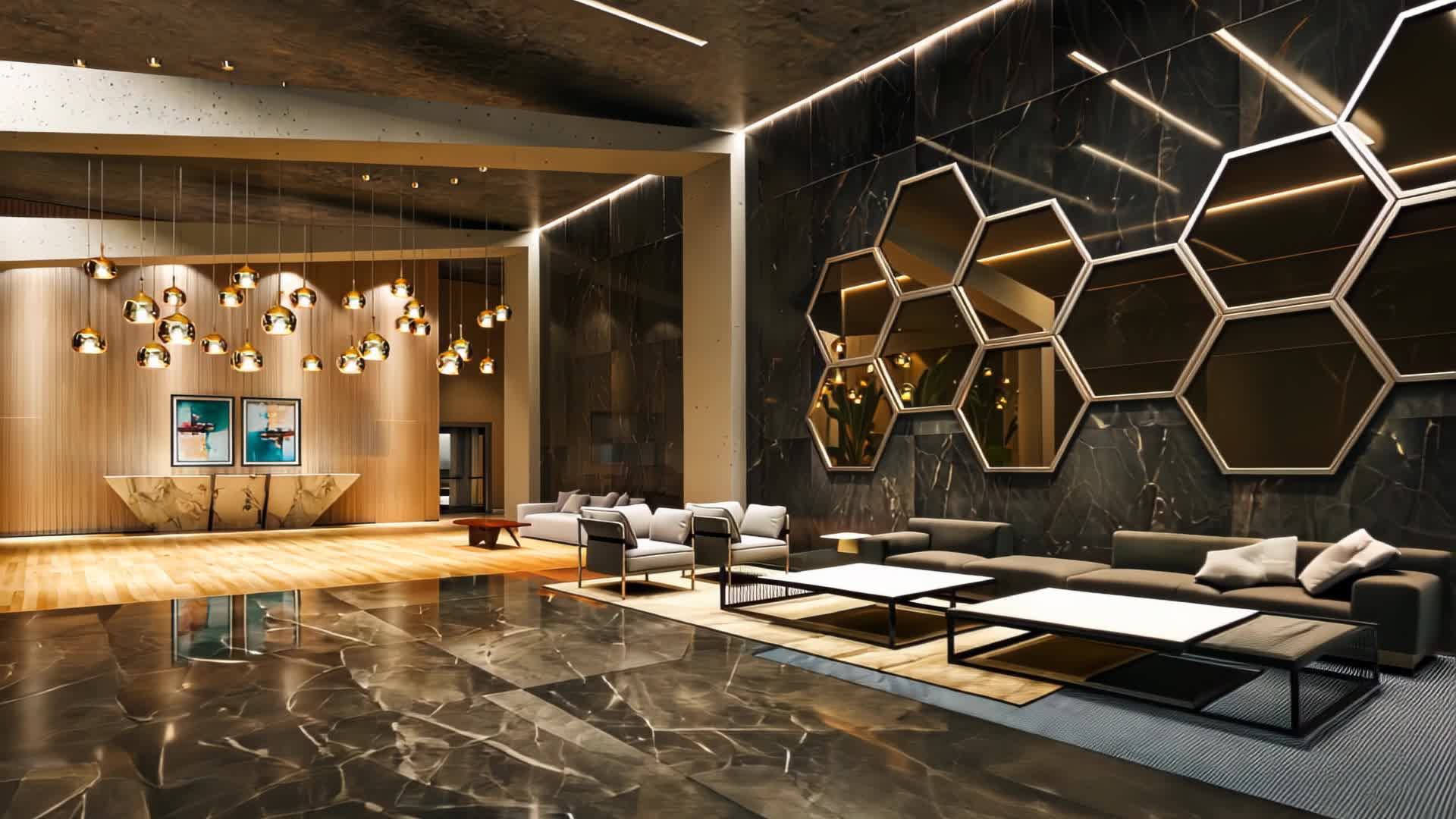 Porto Bello - Torre A — vídeo · Hall, Porto Belo SC