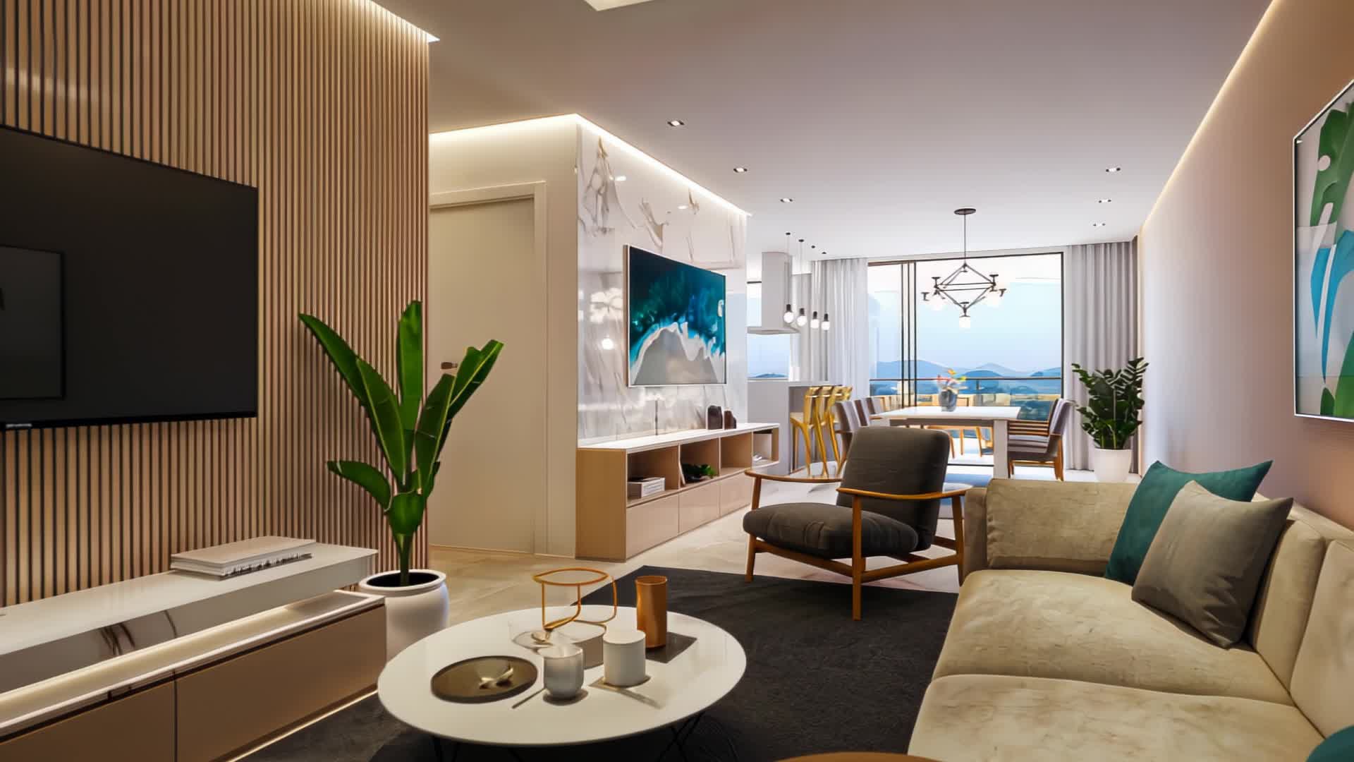 Porto Bello - Torre A — vídeo · Sala, Porto Belo SC